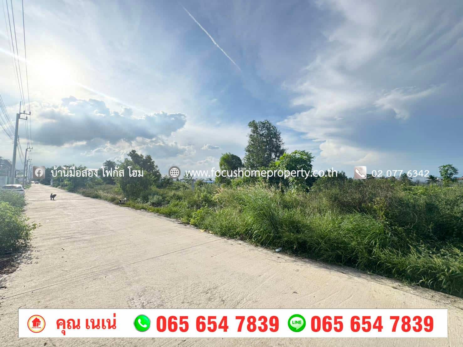 ขาย ที่ดินเปล่าถมแล้ว 474 ตร.ว ต.ราษฎร์นิยม ไทรน้อย